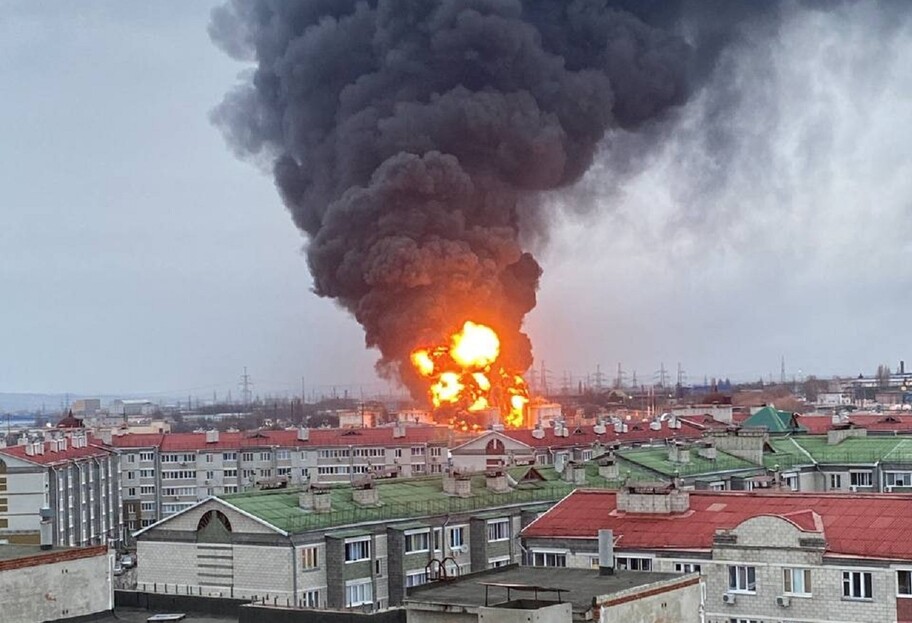 Пожар в Белгороде - нефтебаза не могла быть атакована ВСУ - разъяснение
